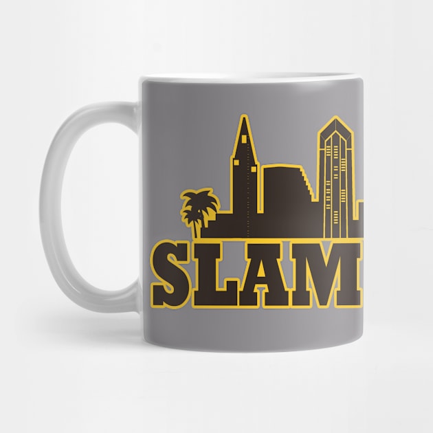 SLAM DIEGO - San Diego City Skyline - The Friar Faithful by The Friar Faithful 